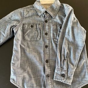 Lined denim GAP shirt for toddler boy